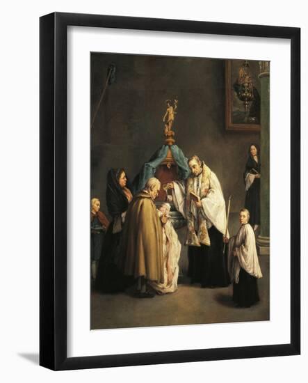 The Baptism-Pietro Longhi-Framed Giclee Print