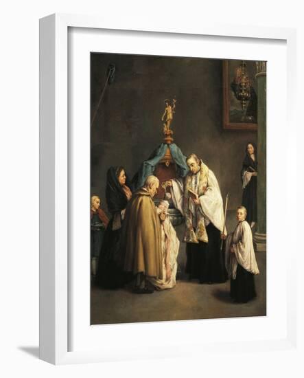 The Baptism-Pietro Longhi-Framed Giclee Print