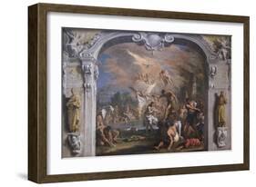 The Baptist of Christ-Sebastiano Ricci-Framed Art Print