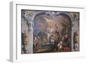 The Baptist of Christ-Sebastiano Ricci-Framed Art Print