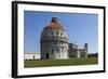 The Baptistery, Duomo and Leaning Tower, Piazza Dei Miracoli, Pisa, Tuscany, Italy, Europe-Simon Montgomery-Framed Photographic Print