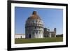 The Baptistery, Duomo and Leaning Tower, Piazza Dei Miracoli, Pisa, Tuscany, Italy, Europe-Simon Montgomery-Framed Photographic Print