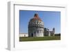 The Baptistery, Duomo and Leaning Tower, Piazza Dei Miracoli, Pisa, Tuscany, Italy, Europe-Simon Montgomery-Framed Photographic Print