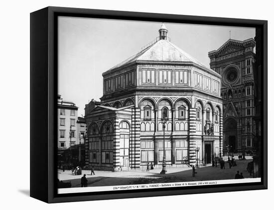 The Baptistery of San Giovanni Battista in Florence, Italy 20th Century-null-Framed Stretched Canvas