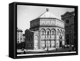 The Baptistery of San Giovanni Battista in Florence, Italy 20th Century-null-Framed Stretched Canvas