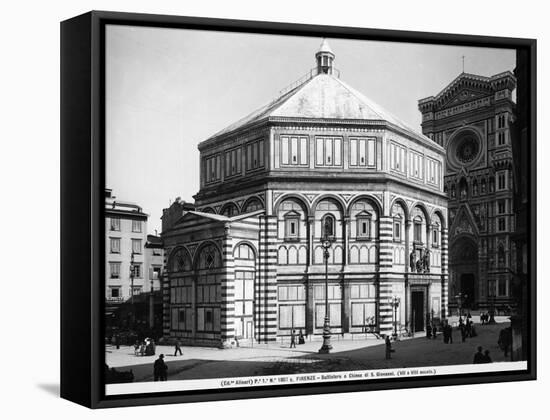 The Baptistery of San Giovanni Battista in Florence, Italy 20th Century-null-Framed Stretched Canvas