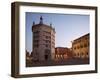 The Baptistry at Dusk, Piazza Duomo, Parma, Emilia Romagna, Italy, Europe-Frank Fell-Framed Photographic Print