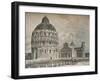 The Baptistry, Cathedral, and Leaning Tower of Pisa, c1906, (1907)-O Schulz-Framed Giclee Print