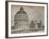 The Baptistry, Cathedral, and Leaning Tower of Pisa, c1906, (1907)-O Schulz-Framed Giclee Print