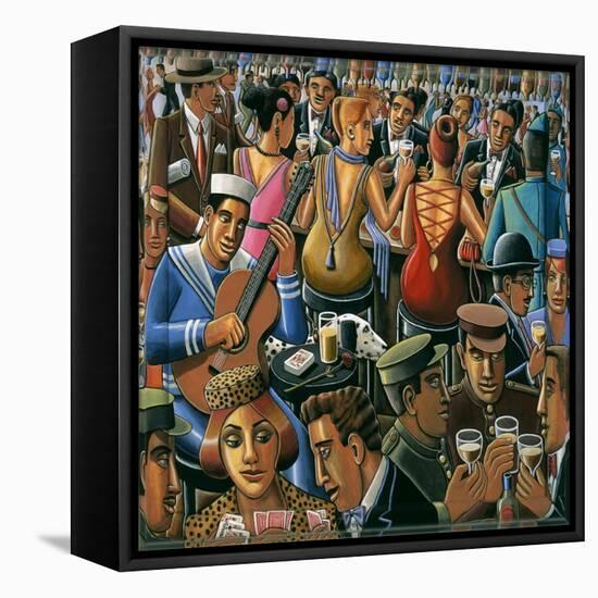 The Bar, 2015-PJ Crook-Framed Stretched Canvas