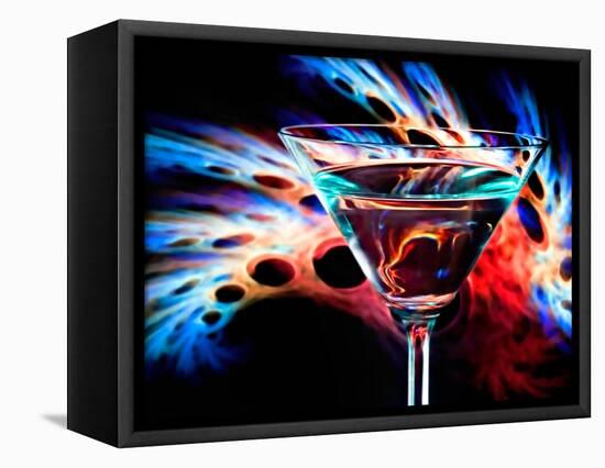 The Bar at the End of the Universe 1-Ursula Abresch-Framed Stretched Canvas