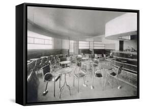 The Bar Diamand, Designed by Charavel, Melendes and Colombier, 1920S (B/W Photo)-French Photographer-Framed Stretched Canvas
