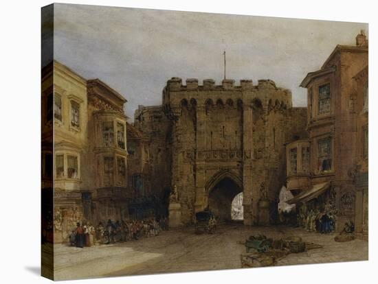 The Bar Gate, Southampton-William Callow-Stretched Canvas