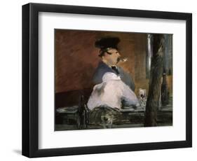 The Bar (Le Boucho), 1878-1879-Edouard Manet-Framed Giclee Print