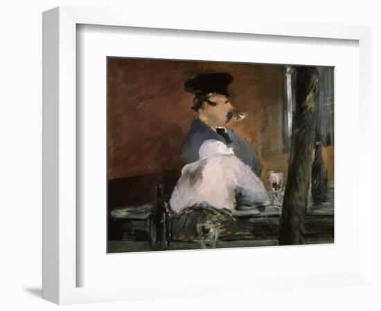 The Bar (Le Boucho), 1878-1879-Edouard Manet-Framed Giclee Print