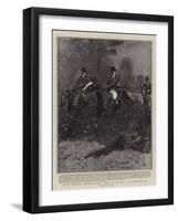 The Bar Point-To-Point Steeplechase Meeting, Clearing the Last Fence in the Heavy-Weight Race-John Charlton-Framed Giclee Print