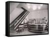 The Bar Torcy, Designed by Deschanel and J. Dussolier, 1920S (B/W Photo)-French Photographer-Framed Stretched Canvas