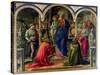 The Barbadori Altarpiece: Virgin and Child Surrounded by Angels with St. Frediano and St. Augustine-Fra Filippo Lippi-Stretched Canvas