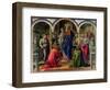 The Barbadori Altarpiece: Virgin and Child Surrounded by Angels with St. Frediano and St. Augustine-Fra Filippo Lippi-Framed Giclee Print