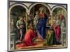 The Barbadori Altarpiece: Virgin and Child Surrounded by Angels with St. Frediano and St. Augustine-Fra Filippo Lippi-Mounted Giclee Print