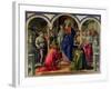 The Barbadori Altarpiece: Virgin and Child Surrounded by Angels with St. Frediano and St. Augustine-Fra Filippo Lippi-Framed Giclee Print