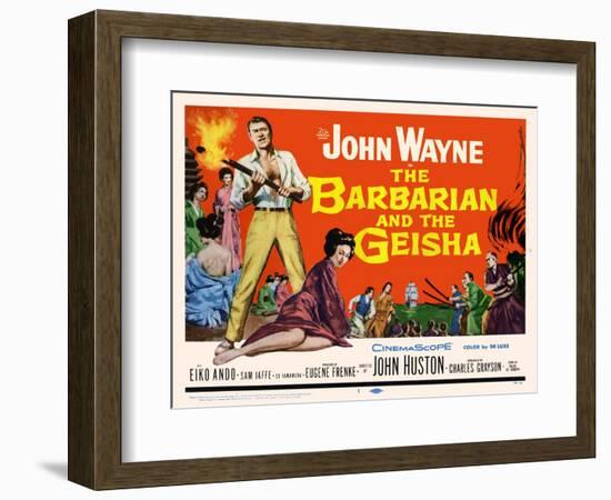 The Barbarian and the Geisha, 1958-null-Framed Art Print