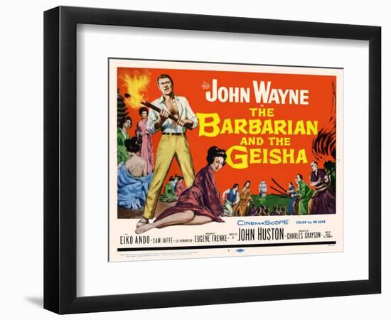 The Barbarian and the Geisha, 1958-null-Framed Art Print