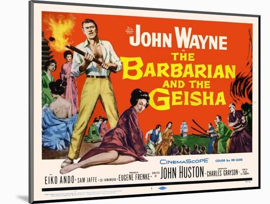 The Barbarian and the Geisha, 1958-null-Mounted Art Print