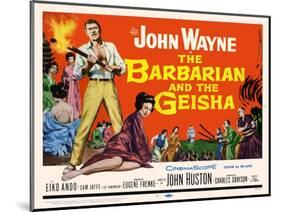 The Barbarian and the Geisha, 1958-null-Mounted Art Print