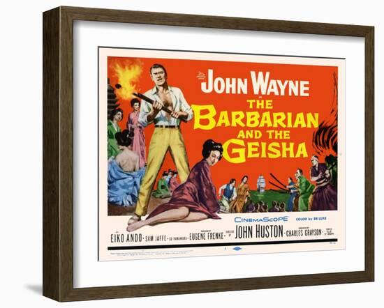 The Barbarian and the Geisha, 1958-null-Framed Art Print