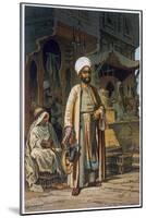 The barber, 1862-Amadeo Preziosi-Mounted Giclee Print