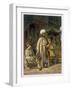 The Barber, from Souvenir of Cairo, c.1862-Amadeo Preziosi-Framed Giclee Print