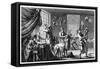 The Barber's Boutique-Charles Nicolas Cochin-Framed Stretched Canvas