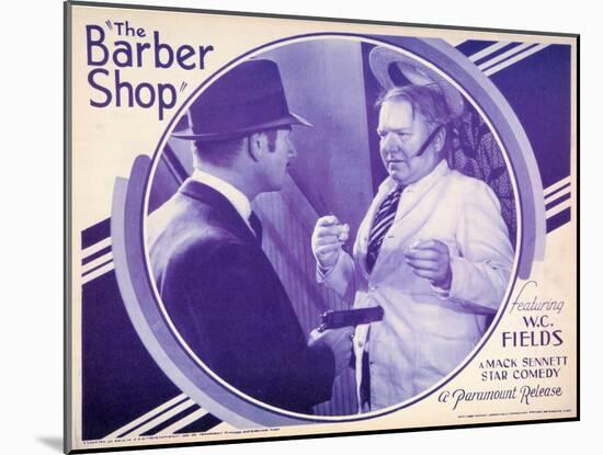 The Barber Shop, 1933-null-Mounted Art Print