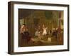 The Barber Shop-Miguel Angel Houasse-Framed Giclee Print