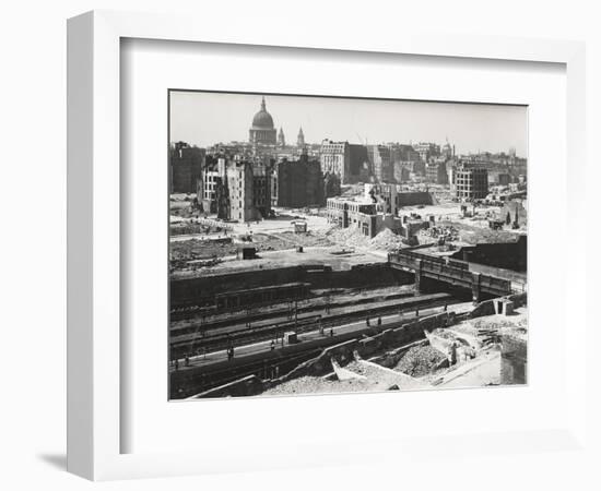 The Barbican Area of the City of London, World War II, 1942-null-Framed Photographic Print