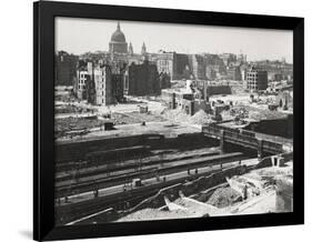 The Barbican Area of the City of London, World War II, 1942-null-Framed Photographic Print