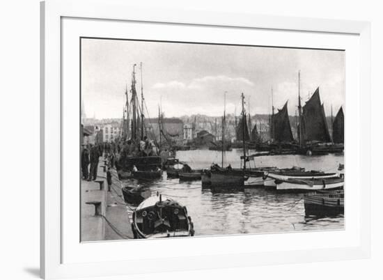 The Barbican, Plymouth, Devon, Early 20th Century-null-Framed Giclee Print