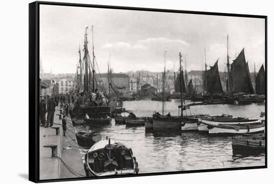 The Barbican, Plymouth, Devon, Early 20th Century-null-Framed Stretched Canvas