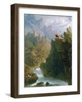 The Bard, c.1817-John Martin-Framed Giclee Print