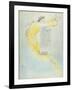 The Bard', Design 52 from 'The Poems of Thomas Gray', 1797-98 (W/C with Pen and Black Ink on Paper)-William Blake-Framed Giclee Print