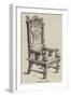 The Bardic Chair-null-Framed Giclee Print