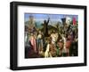 The Barefoot Procession of Crusaders around the City Walls of Jerusalem, July 14, 1099-Jean-Victor Schnetz-Framed Giclee Print