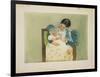 The Barefooted Child, C. 1896-1897-Mary Cassatt-Framed Giclee Print