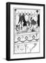 The Barge, Aubrey Beardsley-Aubrey Beardsley-Framed Art Print