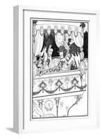 The Barge, Aubrey Beardsley-Aubrey Beardsley-Framed Art Print