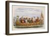 The Barge of Edgar Manned by Eight Kings on the Dee-James William Edmund Doyle-Framed Giclee Print