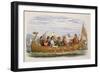 The Barge of Edgar Manned by Eight Kings on the Dee-James William Edmund Doyle-Framed Giclee Print