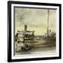 The Barge-Edouard Manet-Framed Giclee Print