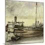 The Barge-Edouard Manet-Mounted Giclee Print